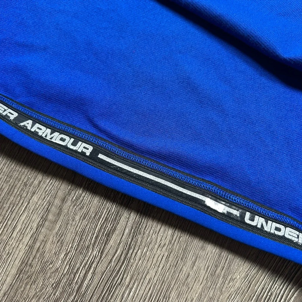 Under Armour ColdGear Compression Mock Neck XXL Blue Long Sleeve Shirt New NWT